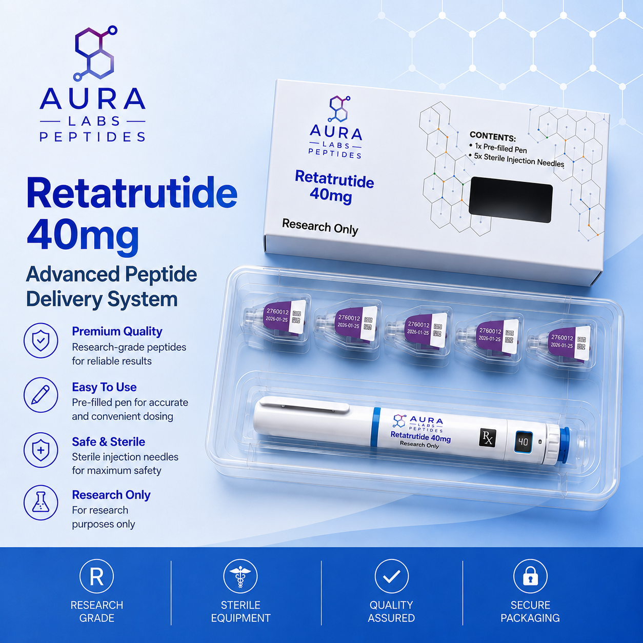Retatrutide 40MG Pen Kit