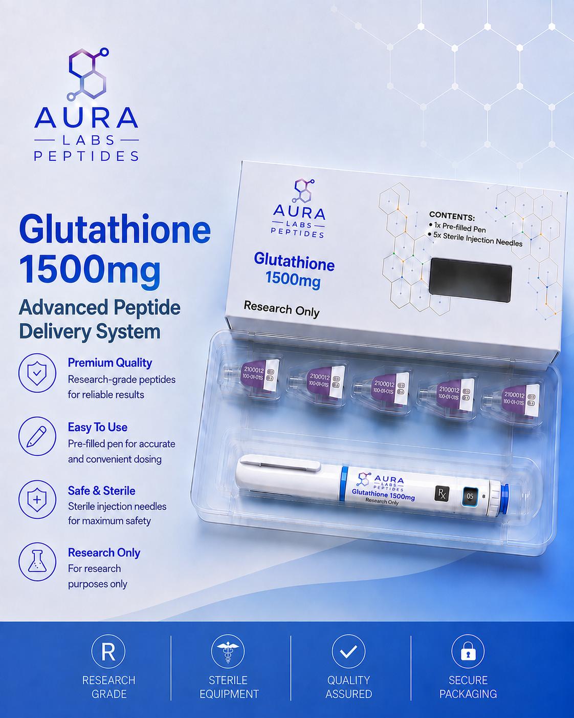 Glutathione 1500mg Pen